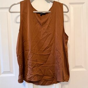 Quince Women's Tan Sleeveless Tank Top